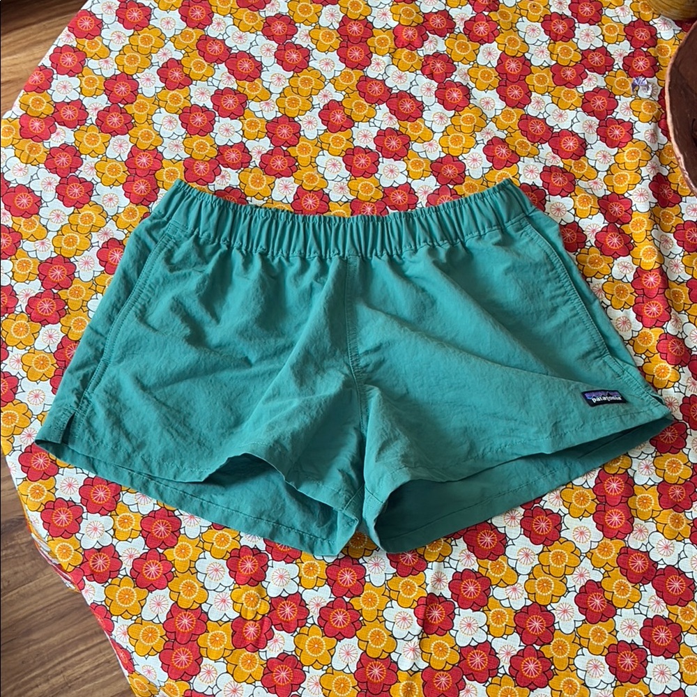 Patagonia green baggies shorts